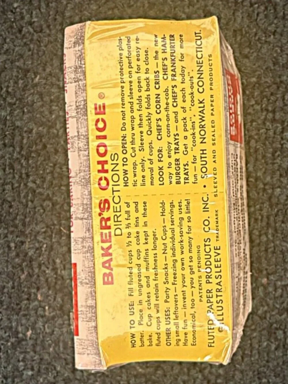 🧁 Vintage Baker’s Choice Baking Cups — Muffin Size (88 Count) - Sealed Pkg🧁